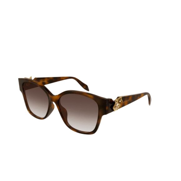 ALEXANDER MCQUEEN BUTTERFLY AM0370S-002 WOMEN'S SUNGLASSES